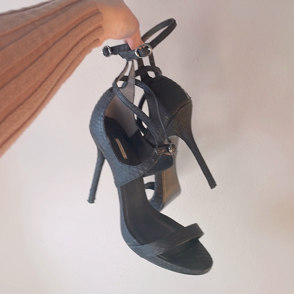 Snakeskin Stilettos